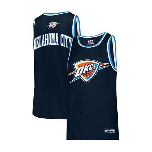 Ultra Game Men's NBA Official Super Soft Sleeveless Tank Top Muscle T-Shirt, Oklahoma City Thunder,...