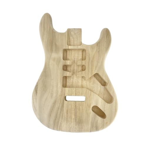 Conboxus Electric Guitar Body Unfinished Blank wood paulownia wood HSH Style Guitar body Replacement DIY Parts