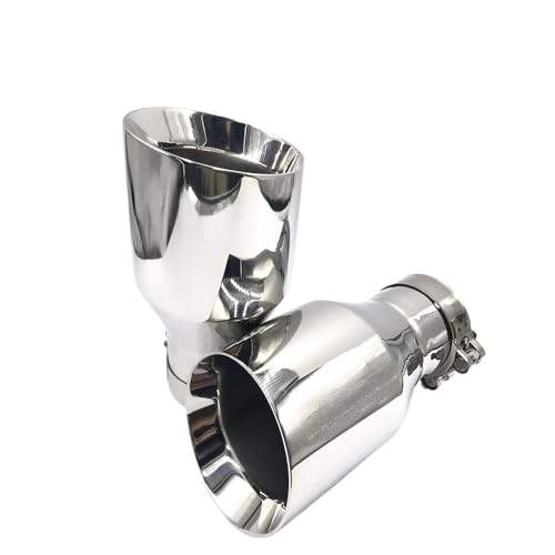 Tuyau d'échappement voiture universel en acier inoxydable 304 chromé pour embout de sortie