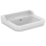 Ideal Standard Waverley U470101 Waschbecken, 56 cm, 2 Hahnlöcher, Weiß