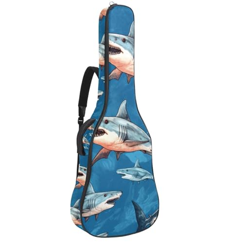 Guitare acoustique : étui souple étanche 109 cm anti-rayures pour éviter l'humidité urbaine
