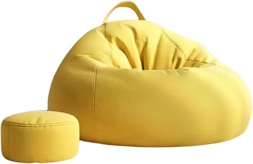 Shisuncne ビーズクッション 怠け者ソファ 座椅子 座布団 ビーンバッグチェア ひとをだめにするクッション 一人掛け クッション 人をダメにするソファ 洗える ダ 手持ち付 軽量 ひとり暮らし 携帯便利 大人 柔らかい ひとり暮らし 取り外し可能