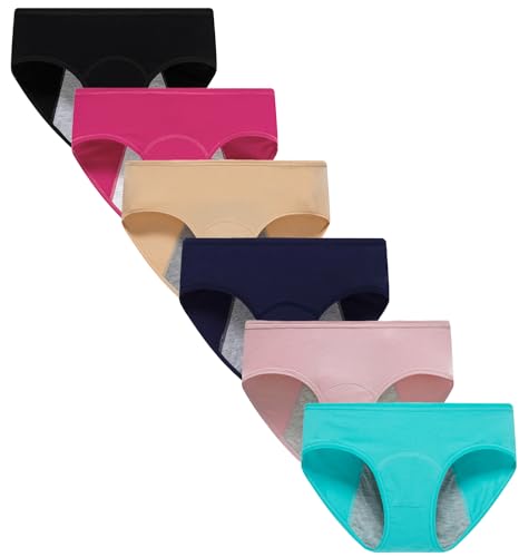 Demifill Teens Cotton Briefs Underwear Girls Period Underwear Soft Panties For Teens