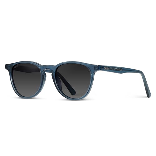 WMP Eyewear - Classic Round Polarized Sunglasses for Men | Retro Design with UV Protection3
