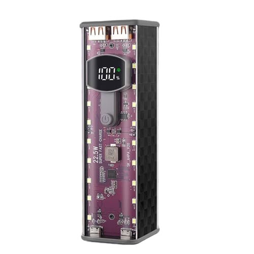 Kit PowerBanks desmontable 18650 con protecciones para viaje miniatura 4