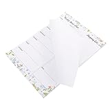 Veemoon Magnetic Fridge Meal Planner Plan Tear-Off Shopping List Magnet Smooth Writing Notepad for Meal Planning