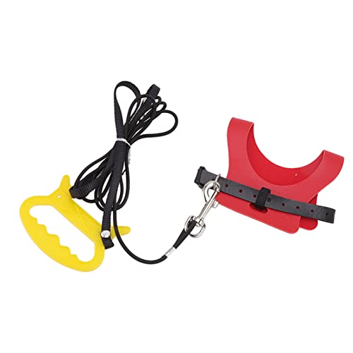 Hztyyier Traction Strap, Bird Harness Collar Faux Leather Easy Care for Birds (S)