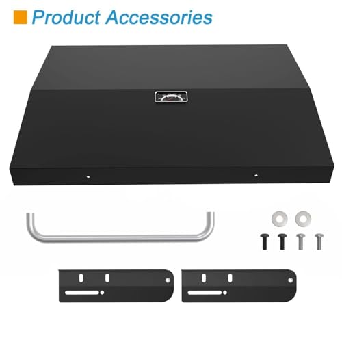 Image of Upgrade Hinged Lid for Blackstone 28 Inch Griddle, Hard Cover Flat Top Lid for Blackstone 28 inch 1517 1853 1605 1839 1856 Griddle Hood for Black Stone