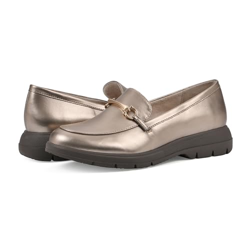 Image of CLIFFS BY WHITE MOUNTAIN Women's Flow Cushioned Lug Sole Loafer Flat
