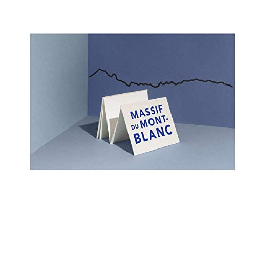Décoration murale Mont Blanc 50cm pour salon design et chalet modern