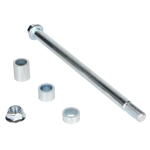 Eje de rueda de 15 mm largo 210 mm con casquillos para moto de cross 140cc y 160cc