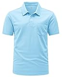 Polo funcional: ideal para actividades de ocio y al aire libre: golf, tenis, ropa de trabajo, senderismo, camping, correr, correr, militar, ciclismo, ropa de día a día y otros entrenamientos.