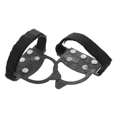 Parliky Outdoor Ice Cleats Lightweight and Portable Traction Cleats for Snow Shoes