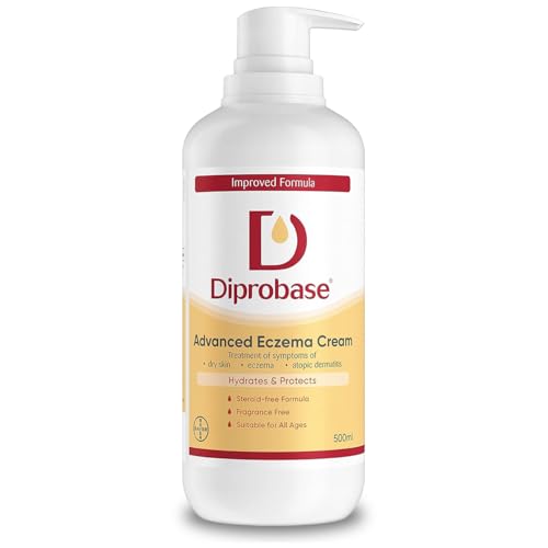 Diprobase Advanced Eczema Cream for Treatment of Symptoms of Dry Skin Eczema and Atopic Dermatitis 500ml Pump