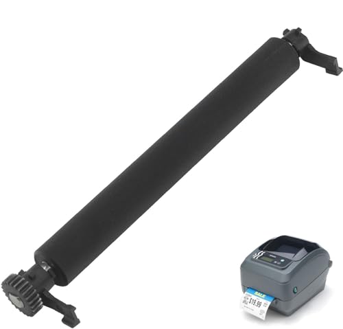 Platen Roller for Zebra GK420T GX420T GX430T ZD500 Thermal Label Printer,Label Maker Roller Support Printer, P/N:P1027135-040 (Includes Gear Parts)