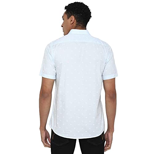 Image of Allen Solly Printed Cotton Regular Fit Mens Casual Shirt
