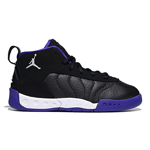 Jordan DQ8435-004 Baby Boy'S Jumpman Pro (Infant/Toddler) Black/White/Bright Concord/Metallic Gold 4 Toddler M thumb #3