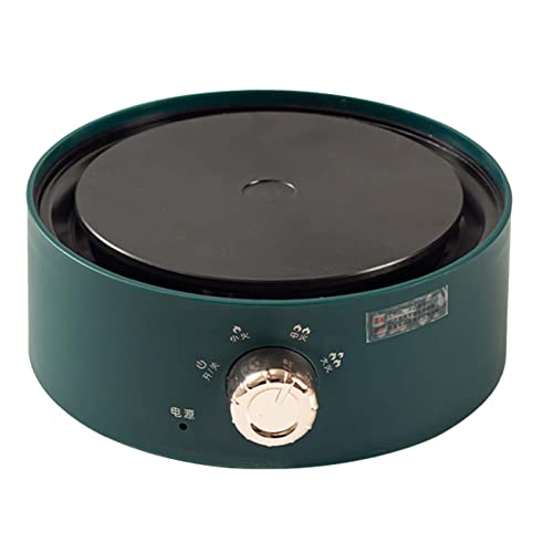 Portable Electric Mini Stove - 360° Vertical Heating, Countertop Hot Plate for Home, Coffee & Tea Heater, AU 220V(Green)
