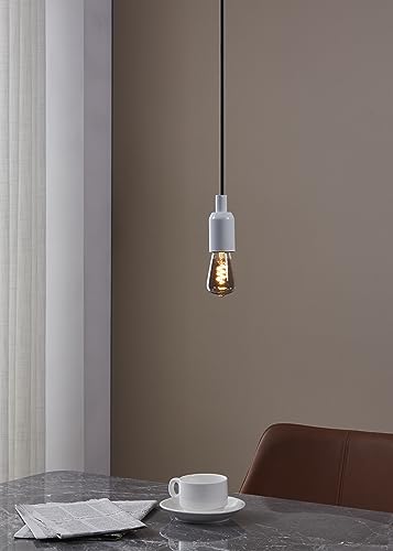 Eglo Dimmable E27 LED, vintage spiral filament light bulb, piston-shaped Edison lamp for retro lighting 4 watt, 100 lumen - Image 4