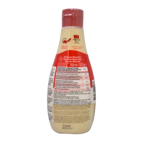 Kewpie Mayonnaise Japanisch - Japanische Mayo mit Double Nozzle, Cremig & Authentisch, Glutenfrei, 355 ml 2