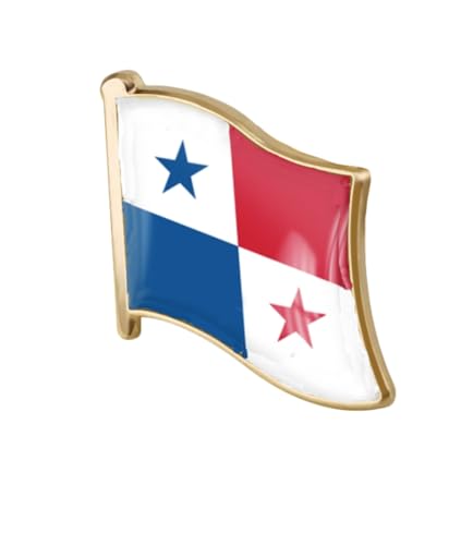 Image of vmcoatdu 1inch Country Flag Pin Badge International Travel Brooch Metal Alloy Souvenir Pin