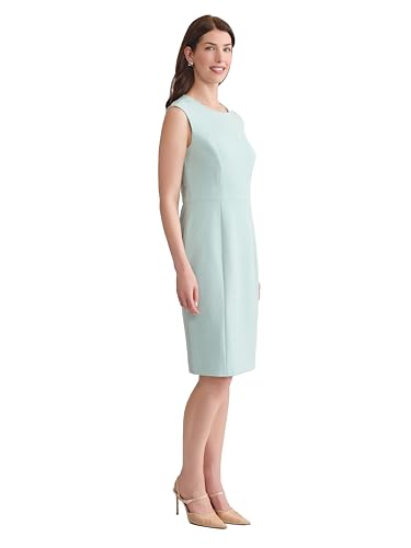 Image of Kasper Women's Sleeveless Banded Waist Sheath Dress