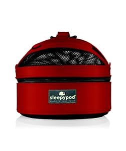 Sleepypod Mini Mobile Pet Bed Strawberry Red