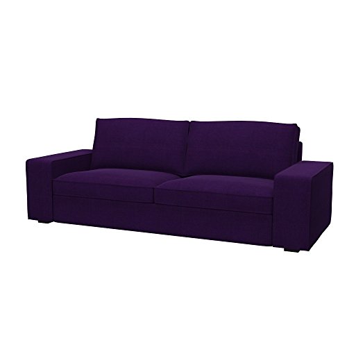  Soferia Fodera Extra Ikea KIVIK Divano a 3 posti, Tessuto Elegance Purple