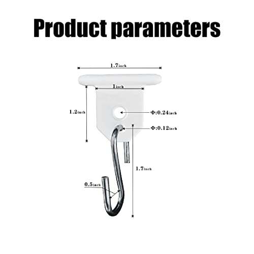 4 Pezzi Gancio per Tendalino Camper, Ganci Tende