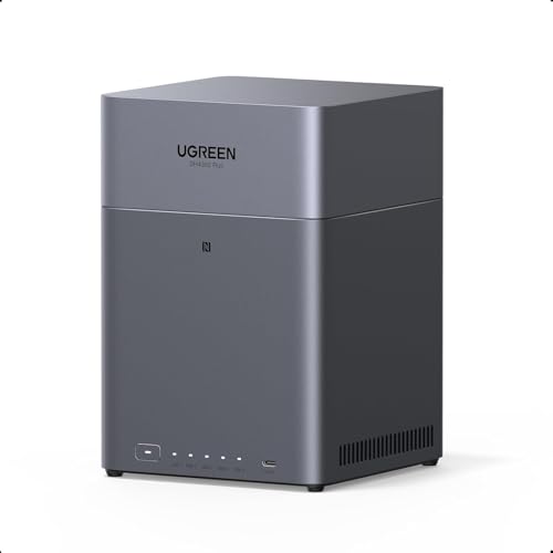 Ugreen NASync DH4300 Plus, 4-Bay Desktop NAS, RK3588C SoC, 2,5 GbE-LAN-Port, 8 GiB LPDDR4X-RAM, NFC