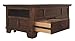 Signature Design by Ashley Gately Traditional Rectangular Lift Top Coffee Table with 2 Drawers and 2 Storage Cubbies, Brown