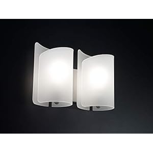 Selene papiro Applique murale 70 W, blanc brillant