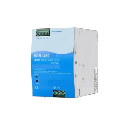 Alimentation à découpage sur Rail DIN IPS-NDR-480 robuste en métal