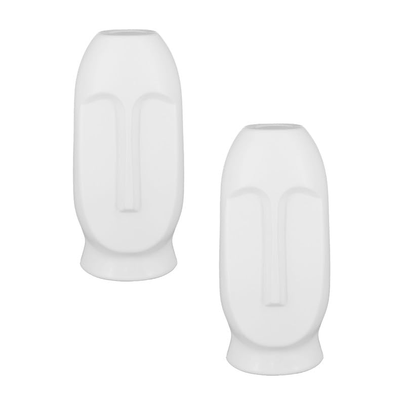 Garden Tales Indoor & Outdoor Plastic Rapa NUI Pot | Flower Pot for Home Planter | Suitable for Home Indoor and Outdoor Gardening Plant- Color : White, Size : 10 Inches (25.4cm) - Set of 2 (B0CXN98PP7) Amazon Price History, Amazon Price Tracker