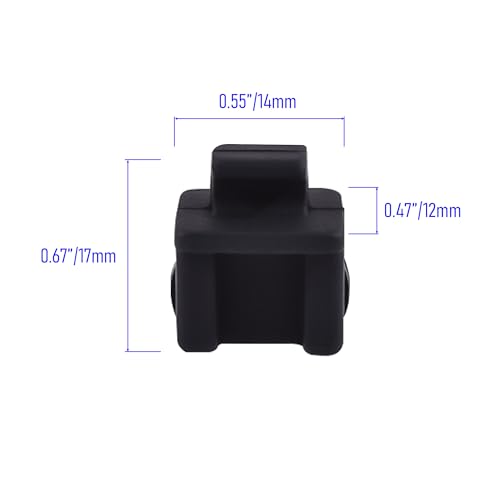 Image of 5 PCS SFP-B Port Anti-dust Plugs, Silicone Covers Caps Stoppers, Port Protector for Ethernet SFP Port, 0.55 x 0.47 x 0.67 (LxWxH)