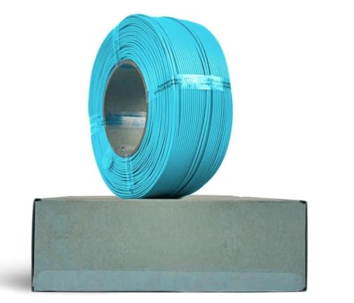 PLA Matte 3D Printer Filament 1.75mm, 1kg Spool – High Strength, Eco-Friendly Printing Material, Turquoise Refill