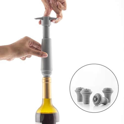 Pompe à vide vin kit de conservation complet à offrir aux amateurs