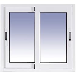 Ventanastock Aluminio 600x500 Corredera 2 hojas. con cristal carglass (Climalit Mate)