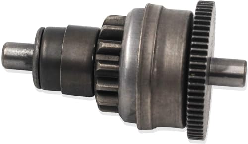 Trkimal Anlassergetriebe Bendix Drive | Anlasser Kupplungsgetriebe für GY6 49cc 50cc 139QMB Chinese Scooter Engine Moped ATV Taotao Dongfang Tank Roketa BMS Jonway