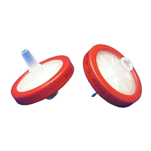 Image of J.G. Finneran FEC0425RC Mixed Esters Cellulose Robot Filter, 25 mm Diameter, 0.45 m Pore Size, Dark Yellow (Pack of 1000)