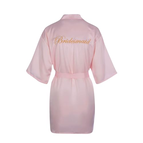 [BABY SHOWER CHOCOLATE] pԉŉYl[uATeAp[eB[AuC_p[eB[AԉŉYlv|[Y[uMtg, Bride Bridesmaid Robe (Bridesmaid (L-XL))