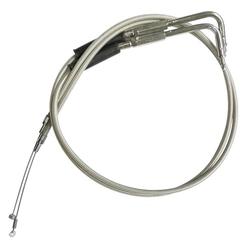 Motorradkupplungsreparatur Für Harley Für Davidson Für Sportster XL1200 883 Für Dyna Für Road King Für Electra Glide Motorrad-Gaszug Mit Stahldrähten(130CM)