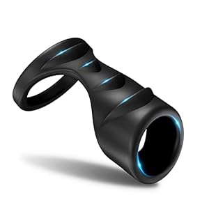 Silikon Cockring für Männer Penisring aus Medizinischem sex spielzeug für paare zur Potenzsteigerung Sextoy Set Sexspielzeug Penis Ring für Männer Zeitverzögerung des Orgasmus Erotik Black