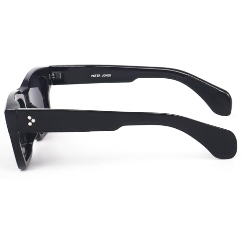Image of Peter Jones I Zero Power Blue Cut Computer Glasses I Retro Square Shape I Gaming Glasses I UV Protected & Blocks Harmful Rays I Men & Women I Large Square 3804
