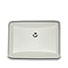 Nantucket Sinks UM-18x12-B 18-Inch by 12-Inch Rectangle Ceramic Undermount Vanity, Bisque