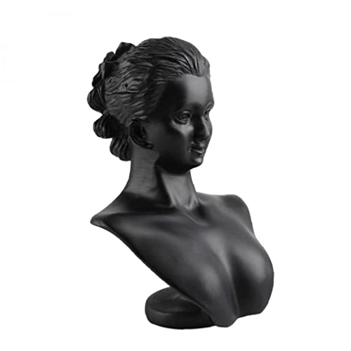 Buste collier 3D avec porte boucles d'oreilles pour support de création - 5