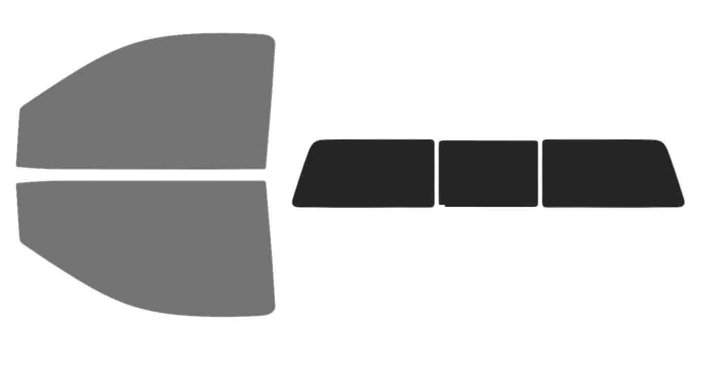 The Tint Effect Precut Window Tint Kit Compatible with GMC Sierra 2500 Regular Cab (2020-2026) 4th Generation (45% Front / 15% Rear / 3 piece Slider) Automotive Film