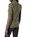 Amazon Essentials Women's Cotton Modal Draped Puff Sleeve Turtleneck, Olive, Medium