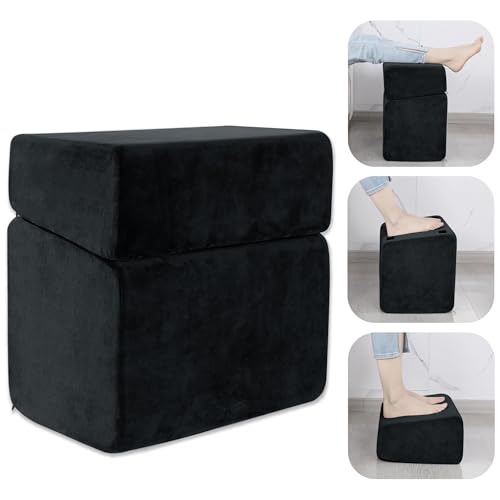 La Mejor Recopilación de Reposapiés los 10 mejores. 44 ROYALAY Reposapiés ajustable debajo del computadora para oficina, reposapiés de espuma de alta densidad con 3 alturas ajustables, reposapiés ergonómico con funda lavable para...