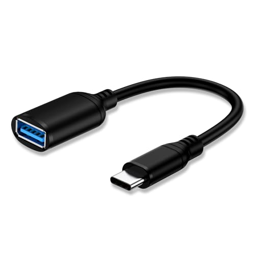 USB C to USB 3.0 Adapter, USB C Android Adapter Male to USB A Female OTG On The Go Cable for Samsung Galaxy S26 S25 Edge Ultra S24 S23 S22 S21 S20 A36,Google Pixel 10 9 8 7 Pro,Moto G 5G 2025